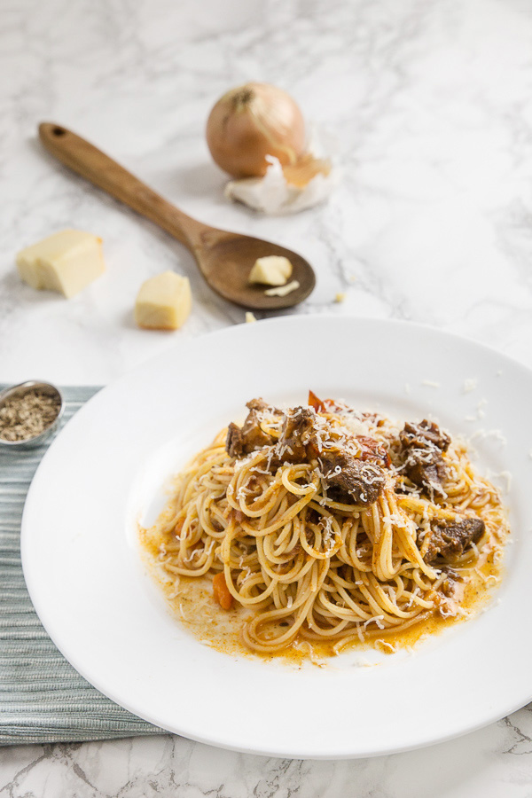 Must-have healthy pressure cooker goat stew in your Instant Pot recipes collection! Tender, moist, flavorful bone-in goat meat in rich tomato sauce.