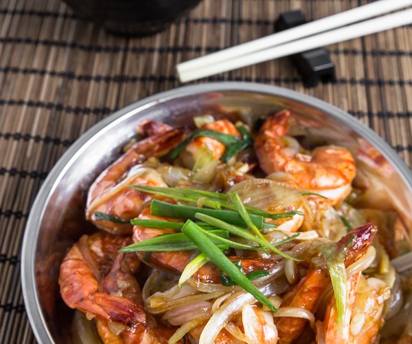 stir-fried-butter-garlic-prawns-with-soy-sauce